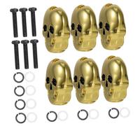 Toyvian 6pezzi Perni Di Accordatura Per Chitarra Da Meccaniche Leggere e Creative Per Chitarra Folk Design Teschio Facili Stabili Per Suono