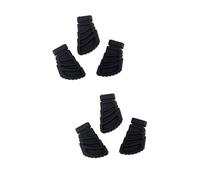 Toyvian 6pezzi Piedini Gomma Per Supporto Timpano Accessori Resistente Per Percussioni Compatibili Con Supporti Braccio Singolo e Doppio Nero
