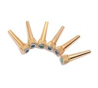 Toyvian 6pezzi Ponte Per Chitarra Acustica in Ottone Intarsi in Abalone Di Ricambio Per Chitarra Adatto Quasi Tutte Le Marche Di Chitarre Sei Corde
