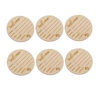 Toyvian 6pezzi Segni Di Crescita Legno Per Cartelli Mensili Per Foto e Annunci Del Del Accessori Per Memorie Fotografica Delle Fasi Di Vita Idea Creativa Per Neomamme