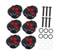Toyvian 6pezzi Skull Guitar String Knobs Decorative Electric Guitar Tuning Pegs for Enhanced Performance and Style