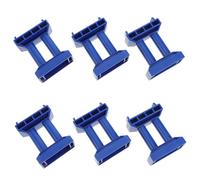 Toyvian 6pezzi Supporti Per Ponte Legno Per Treni Giocattolo Accessori Per Con Pilastri Azzurri Impilabili Per Piste Elevate e Creatività Nel Layout Dei Percorsi