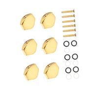Toyvian 6sets Maniglie Per Accordatore Chitarra Tappi Per Corde Strumenti Corda Maniglie Per Sintonizzazione Guitare e Bassi Resistente e Facile Da Usare