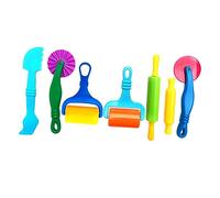 Toyvian 7 Pezzi Stampo di Sabbia Spaziale Strumento per di Argilla Colore Casuale