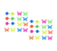 Toyvian 78 Pezzi Decorazioni per Raggi Bicicletta e Tricicli in Plastica e Resina a Forma di Farfalla e Pesce Facile Installazione a Clip per Stimolare creatività e Immaginazione