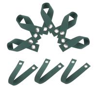 Toyvian 8 Pezzi Cinghie di Fissaggio Dell'albero Protettori per Palo Dell'impianto Grommetti Puntata Pianta Pali delle Piante Tutore Dell'albero Supporto Nylon Green