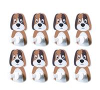 Toyvian 8 pezzi Ganci da Parete per Presa Muro Ganci Portaspina Autoadesivi in PVC Resistente Facili da Installare Senza Forare per Organizzare Cavi Elettrici su Superfici Lisce come