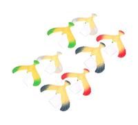 Toyvian 8 pezzi Giocattoli Uccelli Bilancianti di in Retro su Dito Gioco Educativo per Apprendere Gravità e Fisica per Scrivania e Imparare Divertendosi
