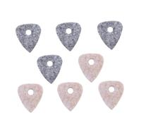 Toyvian 8 Pezzi Plettri per ukulele Picks ukulele parti di tetracordo plettro per con design a foro fornitura di plettro tetracordo Panno in feltro