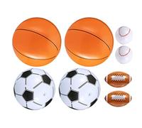 Toyvian 8 Pezzi Set Di Palloni Da Spiaggia Grandi Palloni Sportivi Gonfiabili Giocattoli Da Spiaggia Da Basket Giochi Dacqua Abito Pvc Bambino Che Fa i Primi Passi Festa in Piscina Calcio