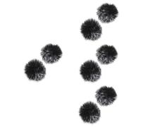 Toyvian 8 Pz Copertura Antirumore Per Microfono Roba All'aperto Cuffia Per Microfono Lavalier Copri Cuffia Parabrezza Risvolto Lavalier Peluche Finto A Prova Di Materiali Di Consumo