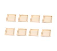 Toyvian 8 Vassoi in Legno per Puzzle Contenitori Resistenti e Facili da Organizer per Vassoi Ecologici