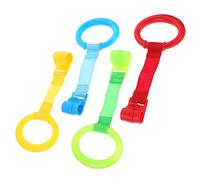 Toyvian 8pezzi Anelli Di Supporto Per Culla Maniglie Per Alzarsi Accessori Per Anelli Di Sostegno Per Camminare Sicuri e Resistenti Design Colorato Per Favorire Apprendimento