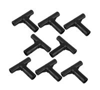 Toyvian 8pezzi Connettori in Plastica Forma t per Telaio Accessori Ricambio per t Coperture per Tubi t Sostituzione per Accessori Essenziali per