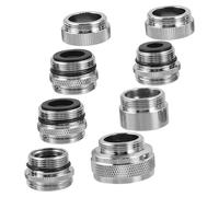 Toyvian 8Pezzi Kit Adattatore Rubinetto Aeratore per Lavelli Facile Installazione per Rubinetti con Aeratori Rimovibili