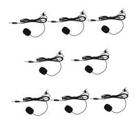 Toyvian 8pezzi Microfono Clip Pvc Per Smartphone Microfoni Portatili Versatili Per Video e Interviste Design Pratico e Resistente Con Clip Stabile Per Uso Facile e Qualità Audio Ottimale