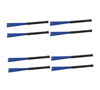 Toyvian 8pezzi Spazzole Per Batteria Jazz Nylon Accessori Per Strumenti Percussione Bacchette Leggere e Resistenti Per Artisti Movimento Per Performance Musicali e Pratiche