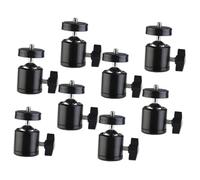 Toyvian 8pezzi Testa Sfera Per Treppiede Della Fotocamera Attacco in Metallo Rotazione Gradi Adattatore Per Montaggio Su Supporto Per Fotografia Accessorio Per Treppiede