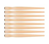 Toyvian 8Pezzi Wooden Calligraphy Pen Holders in Khaki Legno per Vintage Style e Professional Look, Ideali per Artists e Beginners in Painting