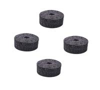 Toyvian Accessori di Ricambio per Piatti Set di Rondelle in Feltro e Dadi ad Alette per Batteria Custodia Sicura per Piatti Morbido Feltro