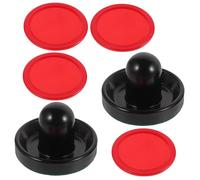 Toyvian Accessori Hockey Tavolo Puck e Pusher Materiale Resistente Fluido e Controllo Migliorato per Divertimento