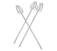 Toyvian Accessori Manuale Elettrico per Acciaio Sbattitore Pezzi in 3 p e Trapano Inossidabile Resistente Miscelare Asta Allungata Impasti e Carne