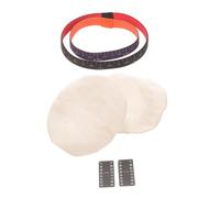 Toyvian Accessori per Barattolo Fermentazione Pane con Coperchi in Traspirante e Strisce Termometriche Adesive Fissaggio Elastico per Lievitazione in Cucina