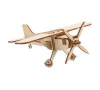 Toyvian Aereo in Legno da Assemblare Mini Aeroplano Decorativo Kit Fai da Te per Creatività e Coordinazione Manuale Progetti Artistici