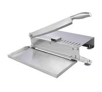 Toyvian Affettatrice Manuale per Carne in Acciaio Resistente Tagliacarne per Manzo Pollo e Pesce Strumento per Uso Domestico e Barbecue Impugnatura Ergonomica