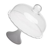 Toyvian Alzatina per Torta Coperchio in Ceramica e Vetro, Vassoio Multipurpose per Dolci e Dessert, Design Creativo e Semplice per Mantenere Cibo Pulito