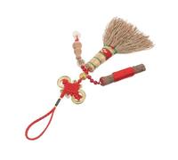 Toyvian Amuleto Cinese Scopa Piccola per Ragazzo Ragazza in Legno Marrone Design Salvaspazio e Pulizia Portatile per Culla Ragazzo Ragazza e Nursery