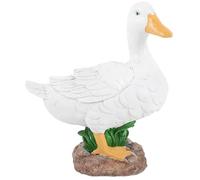 Toyvian Anatra da Giardino Resina Lifelike Decorazione Realistica per Esterni Statua Piccola per Laghetti e Cortili Ornamento Modellato Resistente e Vivido