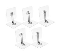 Toyvian Ancoraggi Antiribaltamento Per Mobili Da Parete Trasparenti, Kit Di Sicurezza Per Ragazzo Ragazza Senza Foratura, 5 Set Cinghie Di Sicurezza Per Cassettiere, Librerie e Armadi