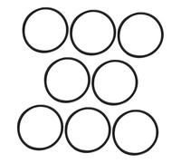 Toyvian Anelli Elastici Neri Funzione Antishock e Assorbimento Vibrazioni in Gomma per Microfono 10 Pezzi per Registrazione e Dirette Streaming