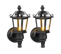 Toyvian Applique da Parete a Led per Casa Delle Bambole: Lampada Decorativa, Mini Lampada da Parete, Accessorio per Casa Delle Bambole Fai da Te, Soggiorno, Mini Mobili per La, Decorazione, Scala