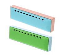 Toyvian Armonica e Toni in Resina Abs con Scatola Strumento Musicale Portatile per Blues e Giochi