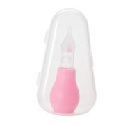 Toyvian Aspiratore Nasale Per Silicone Rimozione Mucus Per Design Antiriflusso Facile Incluso Scatola Conservazione Rosa