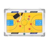 Toyvian Attrezzatura per l'allenamento di Basket: Lavagna per l'allenamento di Basket Portatile con Struttura in Alluminio e Design sospeso per l'allenamento, la strategia di Gioco e