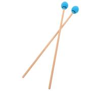 Toyvian Bacchette Percussione in Legno e Filo Blu, 1 Paio, Precisione nel Colpire, Compatibili con Glockenspiel e Marimba per Performance Sul Palco
