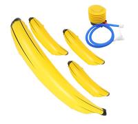 Toyvian Banane Gonfiabili PVC Gialle Giocattoli da Spiaggia e Piscina per Feste Hawaii Luau Decorazioni e Giochi Interattivi Facili da Gonfiare e Riutilizzabili