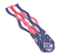 Toyvian Bandiera della Trachea Arredamento Patriottico con all'aperto Decorazioni per Feste calzino di Bandiera Americana Decorazione Manica a Calze a Poliestere