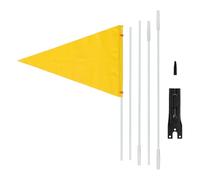 Toyvian Bandiera Di Sicurezza Per Bici Bandiera Di Avvertimento Per Ciclisti Design e Resistente Agli Strappi Per Ciclismo All Aperto