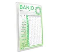 Toyvian Banjo Chord Chart Per Principianti Guida Completa Alle Tecniche Di Fingerstyle e Accordi Per Pratica Personale e Insegnamento Illustrazioni Chiare Per Giocatori Di Tutti