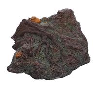 Toyvian Base di radice di albero artificiale: di statua da giardino fatato, pietra, roccia, figurina, decorazione per micro paesaggio, treno, tavolo da sabbia per