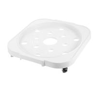 Toyvian Base Mobile per Bombola di Gas Ruote e Freno, Supporto in PP per Serbatoio di Propano, Carrello Porta Piante in Vaso per Cucina e Giardino