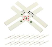 Toyvian Bastoncini Segnapunti per Mahjong Cinese 44 Pezzi Plastico Nero