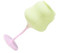 Toyvian Bicchiere da Vino e Calice di Cristallo Riutilizzabile Verde, Tazza per Bevande da Festa e Bar, Coppa per Brindisi e Occasioni