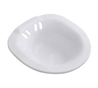 Toyvian Bidet Curvilineo in Plastica per WC, Vasca Bianco Pieghevole, Adatto a Donne e Anziani per Pulizia