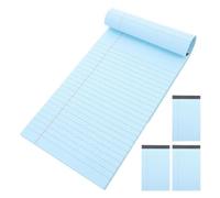 Toyvian Blocco Note A5 a Righe Strappabile, Set 4 Pezzi, Blocchi di Carta Legali Tascabili per Appunti, Fogli Antiaderenti per Ufficio e Uso Quotidiano