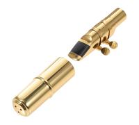 Toyvian Bocchino contralto bocchino per sassofono bocchino per sax contralto accessori per il boccaglio pastiglie per sassofono Accessori sassofono contralto SAX ALTO Metallo D'oro
